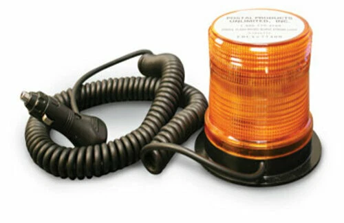 POSTAL PRODUCTS Postal Orange Car Vehicle Roof Top Dash Single Flash Emergency Strobe Light 12v