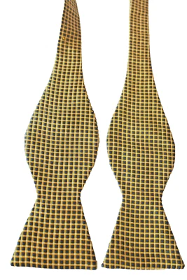 BROOKS BROTHERS МУЖСКОЙ ГАЛСТУК-БАБОЧКА ЖЕЛТЫЙ/ГЕОМЕТРИЧЕСКАЯ ШИРИНА: 2,50» ДЛИНА: 13,3/4» = 18» - Изображение 1 из 3