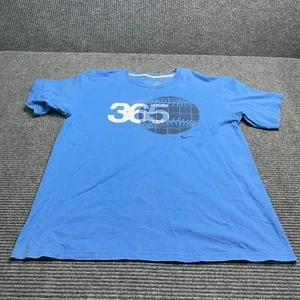 Nike Shirt Mens XL Blue Short Sleeve Activewear 365 Graphic Tee - Picture 1 of 5