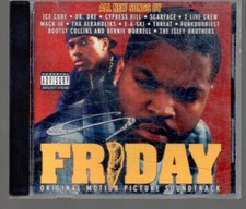 Friday Soundtrack CD Tested Ice Cube Dr Dre Cypress Hill Rick James Please READ!