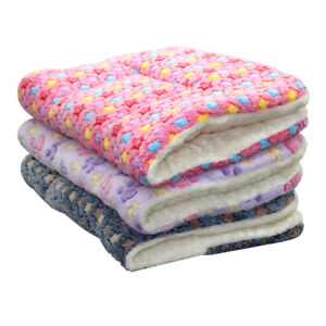 Couverture chiot pour coussin pour animal de compagnie petit lit chat tapis de sommeil doux chaud et doux fourniture d'impression