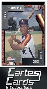 Brian Thompson 1992 Fleer ProCards #1369  Auburn Astros