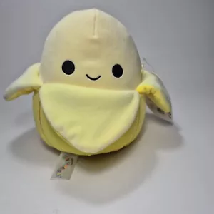 Squishmallows JUNIE Yellow Banana 7.5" Stuffed Plush Toy w/Tags - Picture 1 of 7