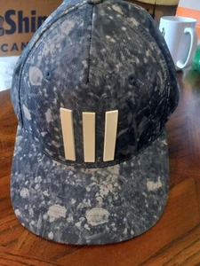 Adidas Golf Hat 3 Stripes Tour Blue Gray White. V5 - Picture 1 of 9