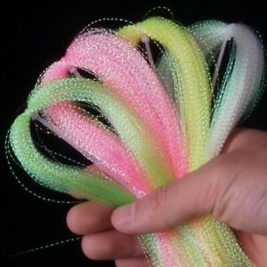 Nylon Crystal Twisted Flash for Pro Level Fly Tying Unleash Your Inner Angler