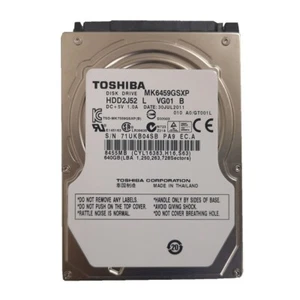 Toshiba 640GB MK6459GSXP 5400 RPM SATA 2.5" Laptop HDD Hard Drive -9.5mm - Picture 1 of 1