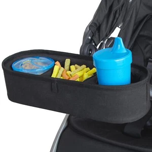 Universal Stroller Snack Tray with Insulated Cup Holder - Divided Compartment... - Picture 1 of 6