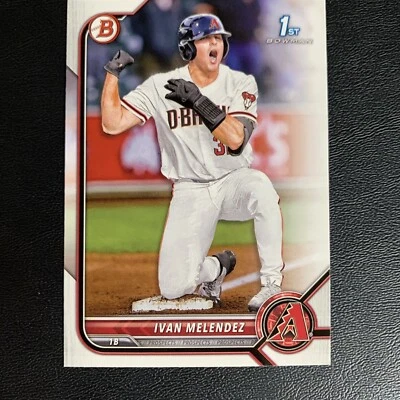 2022 Bowman Draft Ivan Melendez 1st Bowman - BD-29 - Arizona Diamondbacks - Image 1 of 2