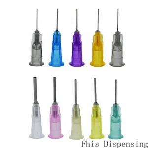 Confezione da 100 punta slip slip luer bloccaggio 16G-27G punta 1/2 pollici resina flusso confezione da 100 - Foto 1 di 7