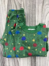 HANNA ANDERSSON Organic Pajamas Green With Polka Dot Stars Size 100 4