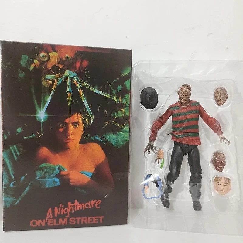 NECA Freddy Krueger可动人偶收藏品模型玩具万圣节恐怖 — 第 1/1 张图片