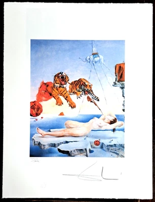 Salvador Dali Lithographie Offset 50x65 cm - Bild 1 von 2