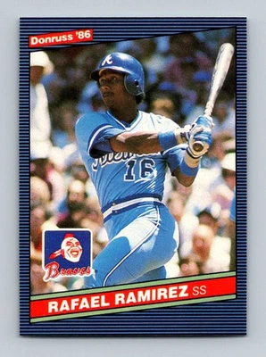 1986 Donruss #263 Rafael Ramirez b13 - Image 1 of 2