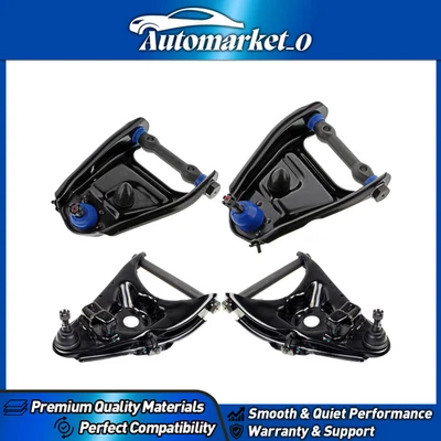 Control Arm&Ball Joint 4 pcs Front Lower Upper fits 1979-1986 GMC C P 2500 3500 - Image 1 of 4