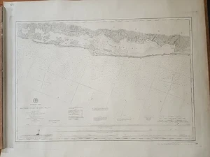 Early Nautical Chart Etching Of Southern Coast Long Island 1851 Fairfax,... - Picture 1 of 13