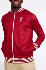 LIVERPOOL FC LFC BILL SHANKLY RED TRACK JACKET CLASSIC RARO UOMO LARGE NUOVO CON ETICHETTE - Foto 1 di 6