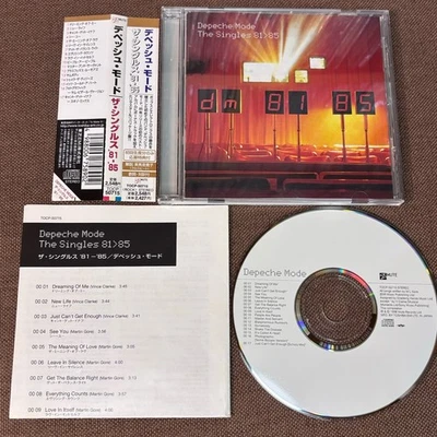 DEPECHE MODE The Singles 81 - 85 JAPAN CD TOCP-50715 OBI + JPN INSERT 1998 issue Foto 1 de 4