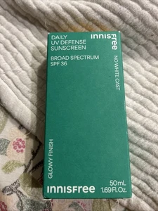 Innisfree Daily UV Defense Sunscreen Broad SPF 36 No White Cast 50mL/1.69oz - Picture 1 of 1