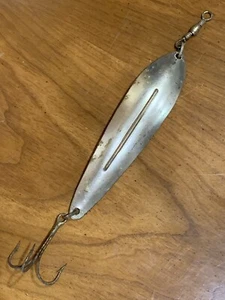 Vintage Large Williams Wabler Spoon Fishing Lure Muskie Pike Lure Quebec CN 1970 - Picture 1 of 11