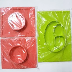 NEW Lot Of 3 EZ PZ Brand Silicone Mats Toddler BOWL PLATE  BPA FREE  - Picture 1 of 8