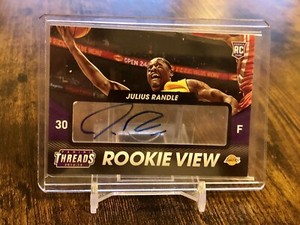 ☄️Julius Randle 2014-15 Panini Threads Rookie View Auto #19 Lakers Knicks 👀 RC