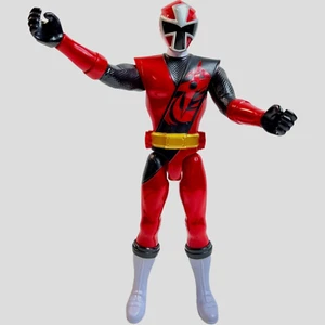 Bandai Power Rangers Super Ninja Stahl Figur Rot Gold Schwarz Ranger 12" Inch - Bild 1 von 14