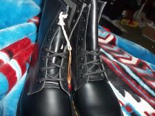 Dr. Martens 1460 Womens Black Smooth Leather Boots  Size 8