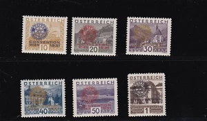 Austria Stamp Sc# B87-92 MNH Complete Set $550 cv Rotary International - Picture 1 of 2
