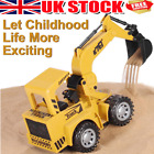 Remote Control Excavator Toys RC Digger with Lights and Sounds for Kids Gift UK
