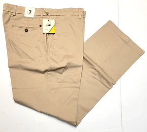 $138 New DUCK HEAD O'Bryan Organic Cotton Chino Pants Men 32x32 Safari Beige 32 - Picture 1 of 8