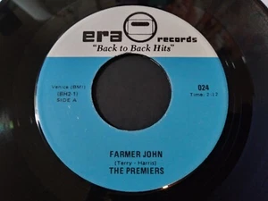 The Premiers & The Blendells – NM Reissue 45RPM Era 024 Record 1969 DOUBLEHITTER - Picture 1 of 2