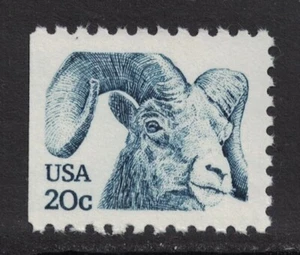 Scott 1949- Bighorn Sheep, Booklet Issue- 20c MNH 1982- unused mint stamp - Picture 1 of 1
