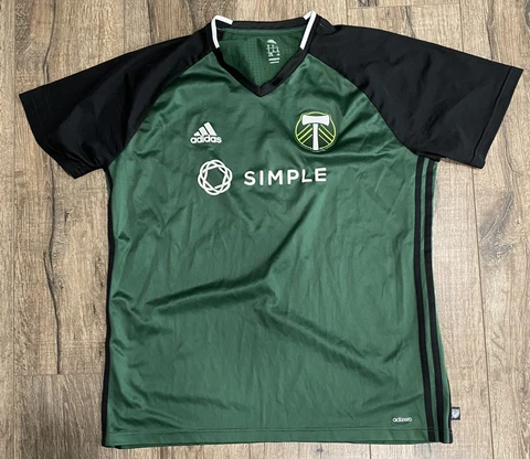2016 Portland Timbers Adidas Simple Adizero Green Training XL MLS Soccer Jersey Cover