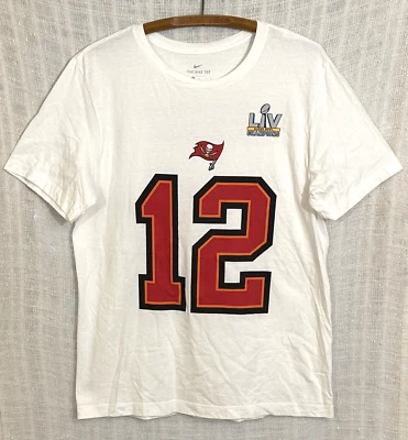 Camiseta Nike Tom Brady Tampa Bay Buccaneers Para Hombre Grande Super Bowl LV Champions Foto 1 de 3