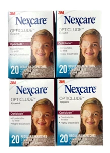 Opticlude Eye Patch Regular Size Nexcare - 20 Pcs ( 4 pack ) - Picture 1 of 2