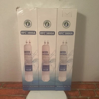 One Purify RFC 3800A Refrigerator Water Filter Replacement New & Sealed Set of 3 - Image 1 of 4