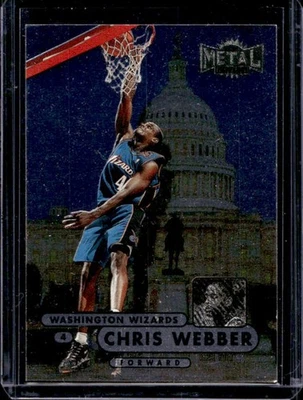 1997-98 Skybox Metal Universehip Chris Webber #37 Wizards - Image 1 of 2