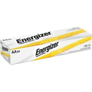 24 Energizer Industrial AA Alkaline Batteries (EN91, LR6) - Picture 1 of 4