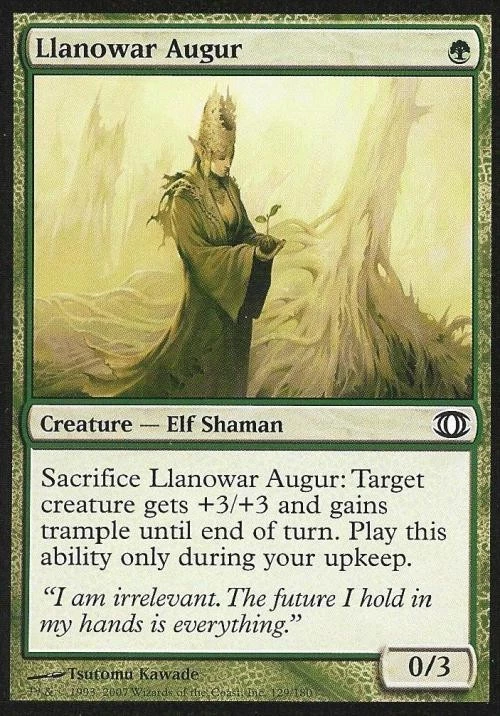 Llanowar Augur - Medium Play MTG Futuresight - Image 1 of 1