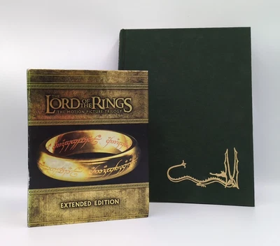 The Hobbit Illustrated by Alan Lee Hardcover + Lord of the Rings Blu-ray Trilogy Foto 1 de 4