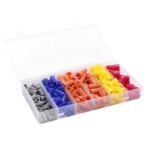 158Pcs 5 Colors Electrical Wire Connector -On Screw Terminal Spring6658 - Picture 1 of 8