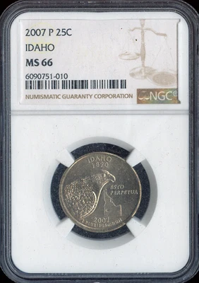 2007 Idaho Quarter NGC MS66 Holiday Sale 🎁 - Image 1 of 2