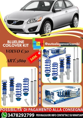 🎀Art.3869 Kit assetto sportivo ghierino BlueLine adatto per Volvo C30 🎀 - Imagen 1 de 3
