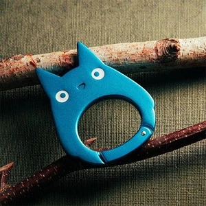 My Neighbor Totoro Face Carabiner, Medium Size, Totoro Hook, Navy, Japan - Picture 1 of 12