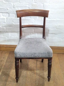 Antique Regency mahogany occasional chair - bedroom / hall chair - Picture 1 of 13