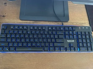Redragon Gaming Wired Keyboard Black with RGB Backlit Very Good Condition - Bild 1 von 2