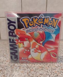 Pokemon Rote Edition Gameboy Verpackung & Schutzhülle