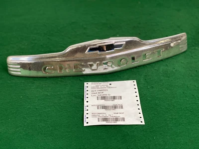 1947-1953 Chevrolet Pickup Truck Hood Ornament Emblem Chrome Trim OEM - Image 1 of 4