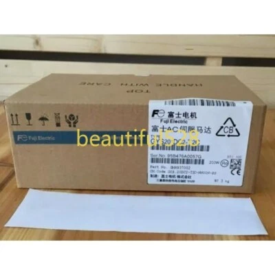 Fuji GYS201DC2-T2C 1PC GYS201DC2T2C New AC Servo Motor Expedited Shipping - Image 1 of 4