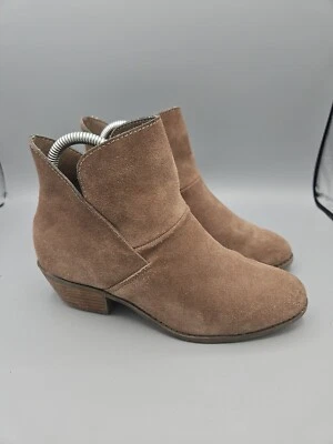 Botines Me Too Zena para mujer talla 6,5 W marrón sin cordones gamuza cuero Foto 1 de 4